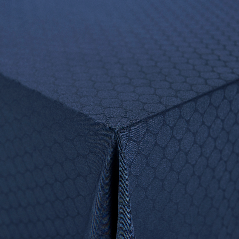 Nordisk Tekstil damask dug Honey - indigo 140x320 cm