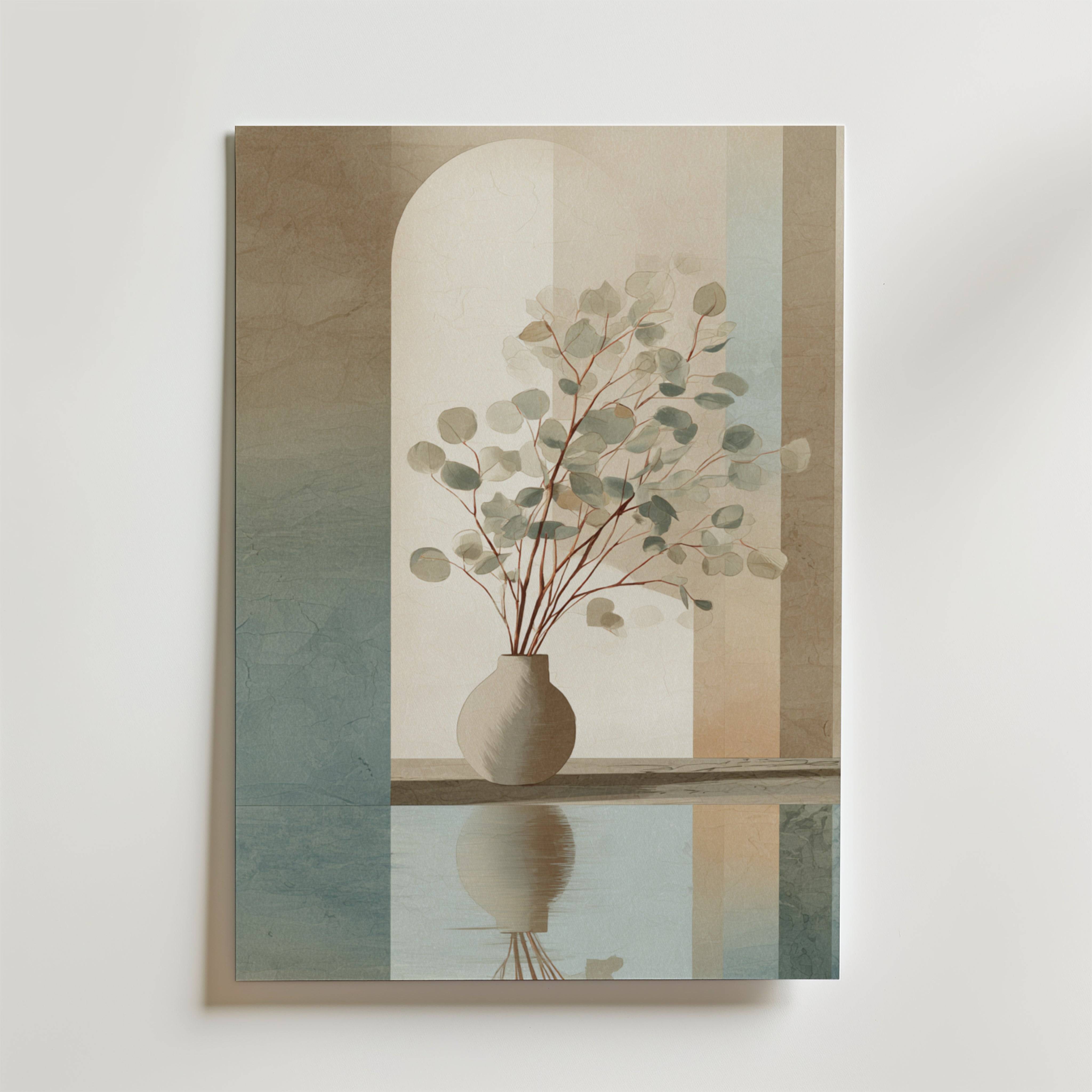 Calm Arch Eucalyptus Poster - Fine Art Poster 30x40 cm