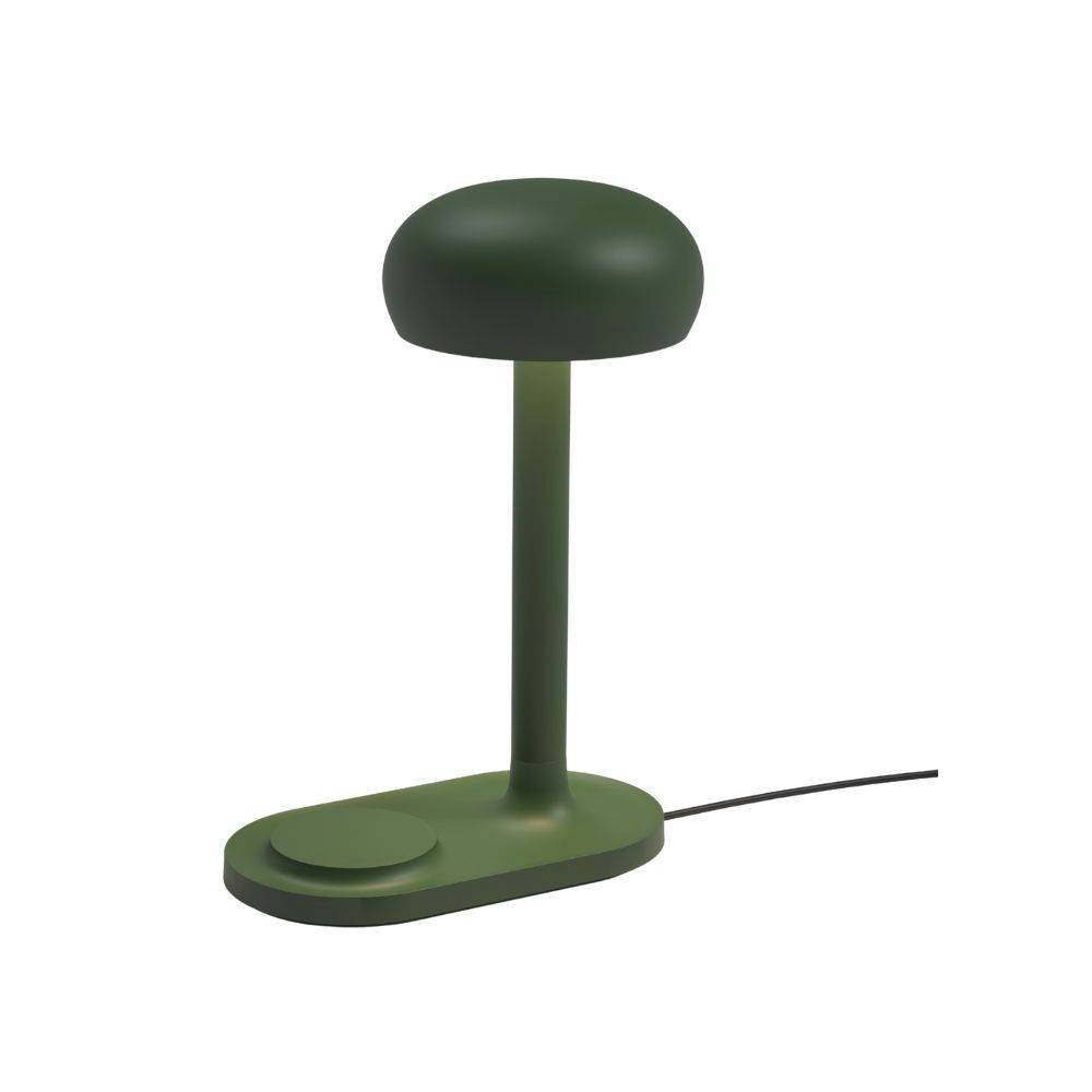 PLEASE WAIT to be SEATED Emendo Qi Wireless Charger Bordslampa Emerald Green