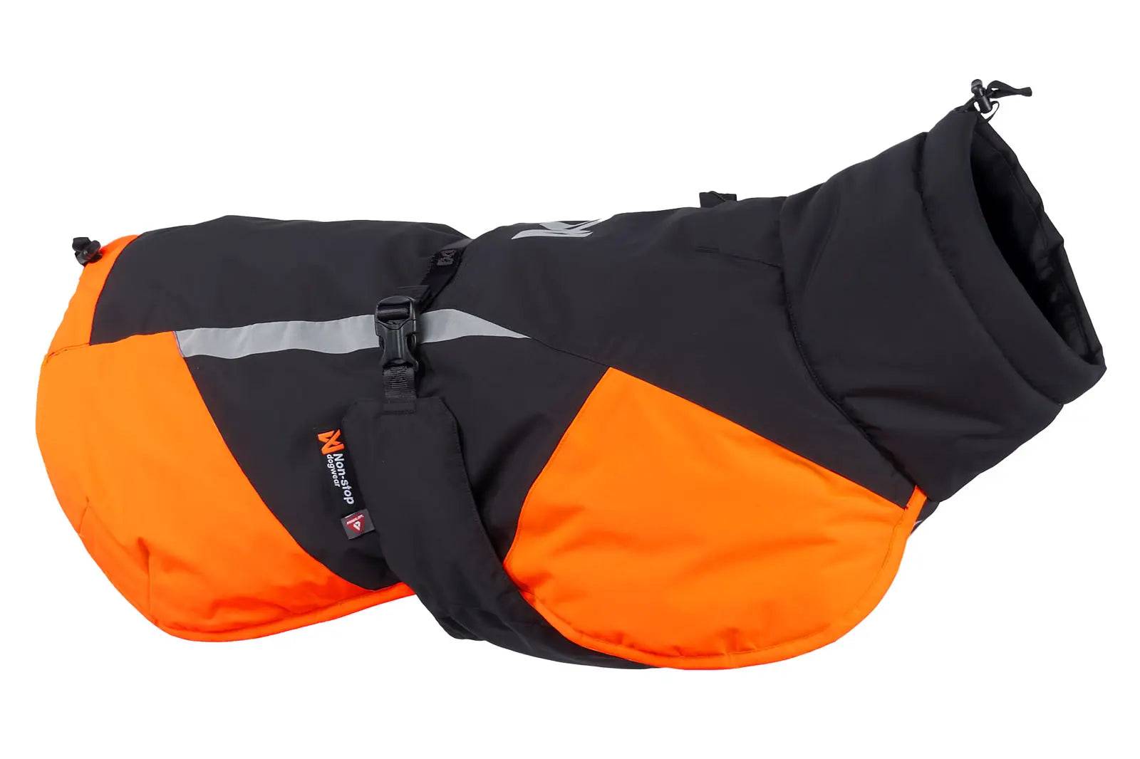 Non-stop dogwear Glacier jacket 3.0 - Svart / Orange (70)