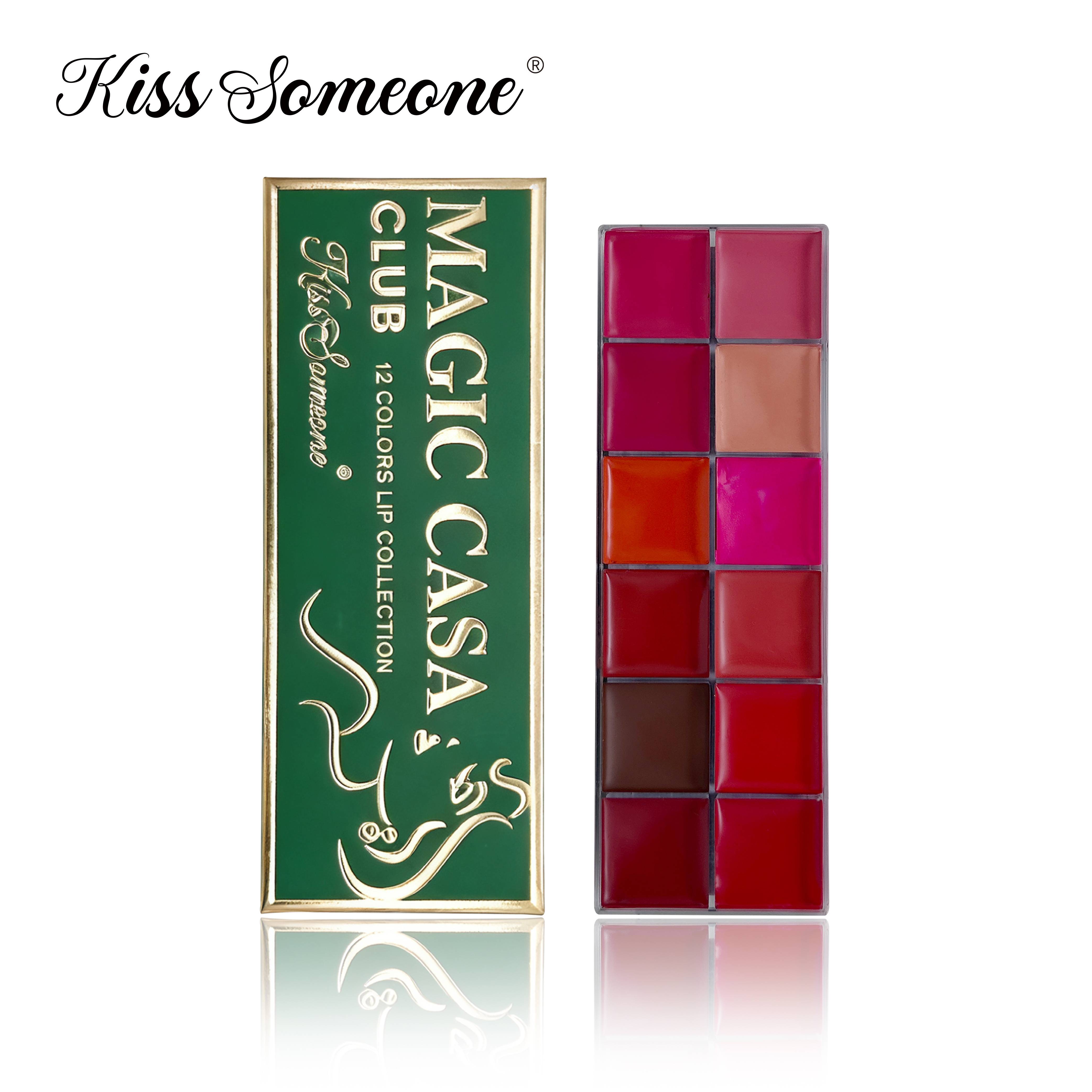 A 12-color Moisturizing Long-lasting Matte - Lip Cosmetics For Nude Makeup. It Beautiful And Smooth Lips, Is Moisturizing, Long-lasting, Not Easy To Stain Cups And Won't Fade. A Christmas Gift