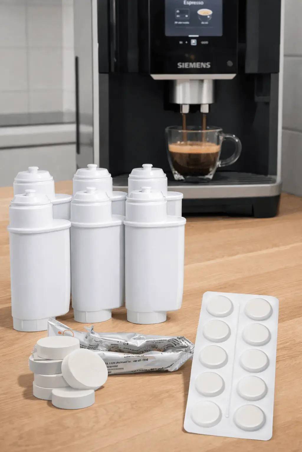 Plejepakke til Siemens espressomaskiner.