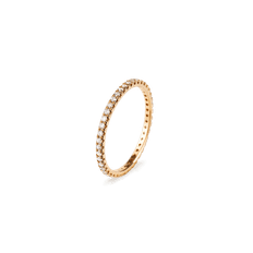 Pavé Diamond Alliance Ring in 14K Gold | Akind 14K Gold / 17