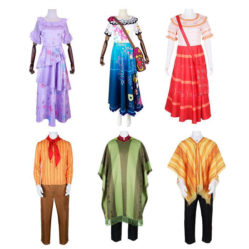 MiraBelle Magiska Hus Isabella & Camilo Cosplay Halloween Kostym cm orange