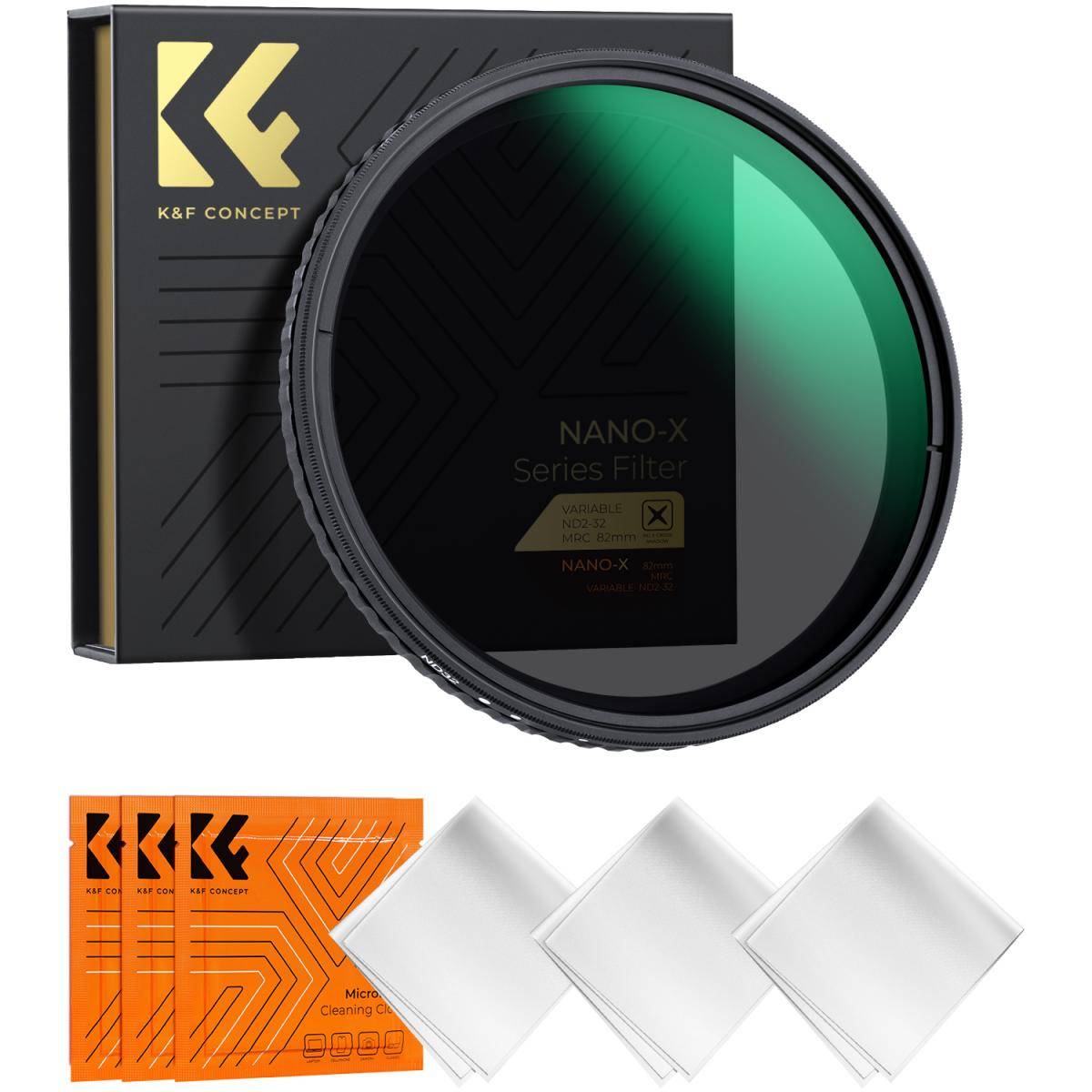 KENTFAITH 77mm Fader ND2-32 (1-5 Stop) Variable ND Lens Filter Neutral Density Filter for Camera Lens NO X Spot Nanotec Ultra-Slim Weather-Sealed