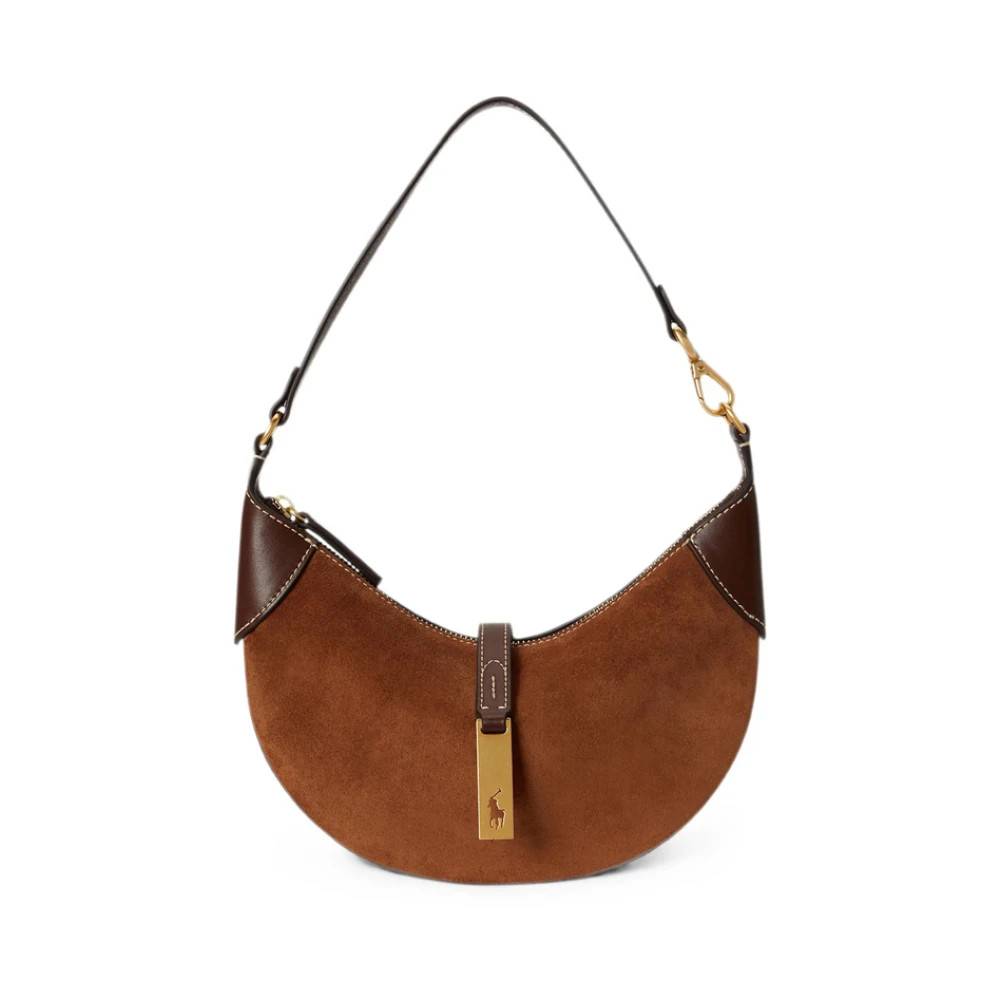Ralph Lauren Skuldertaske - Tasker - Dame - Brun - ONE SIZE - Uld