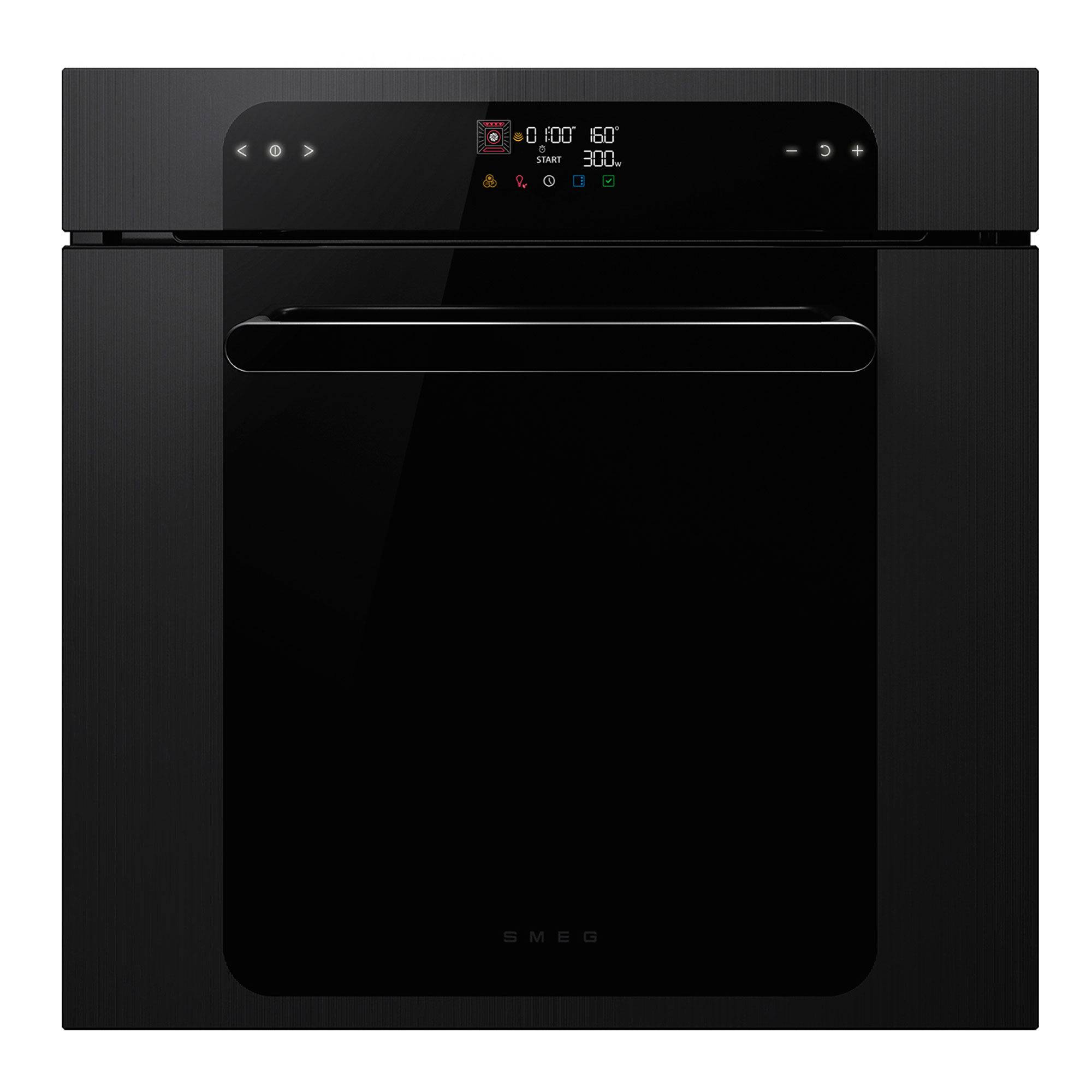 Smeg SOP6202S2PB Musa inbyggnadsugn 60 cm, svart - Svart