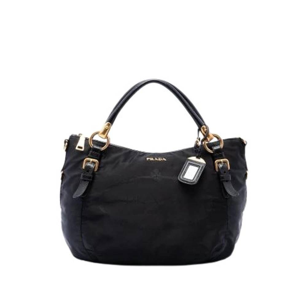 Prada Vintage Pre-owned Nylon Satchel - Vintage - Dame - Sort - ONE SIZE - Nylon