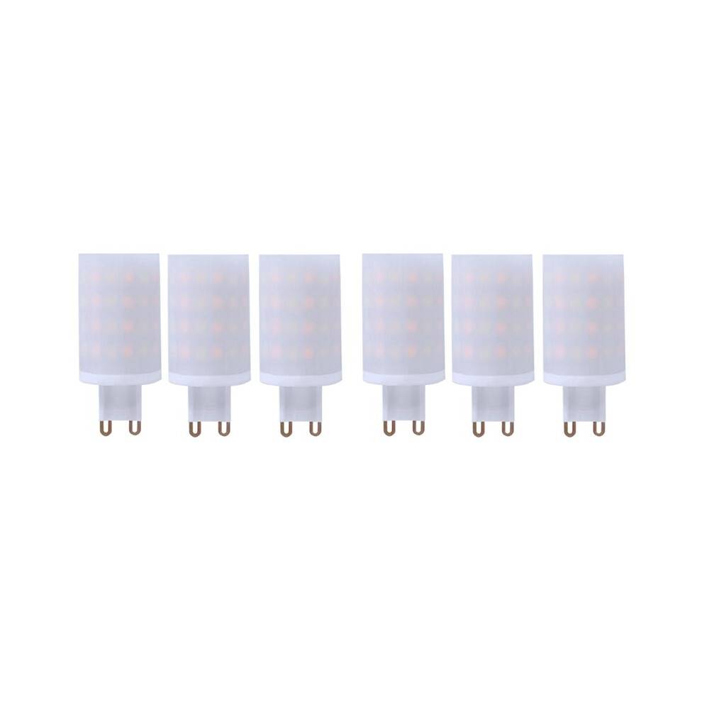 6x Tuya WiFi G9 Dimmable Light G9 6W LED Lamp Bulb Halogen Light Voice Control LED Bulbs 3PCS EU Plug