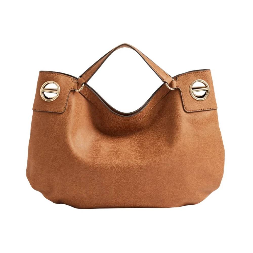 Borbonese London Borsa Hobo Medium - Tasker - Dame - Brun - ONE SIZE - Uld