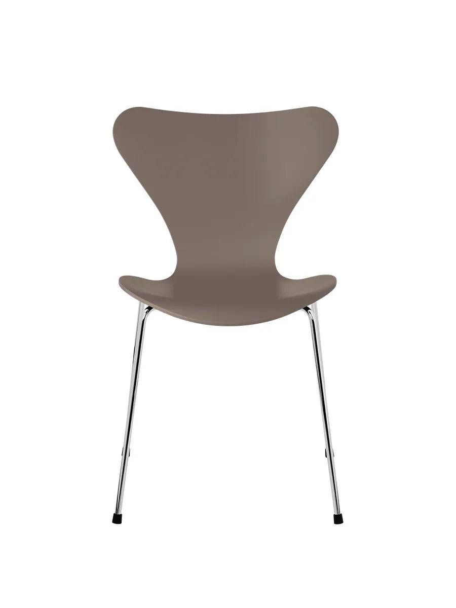 3107 Serie 7 stol lakeret af Arne Jacobsen Deep Clay / Krom - Jacobsen Plus