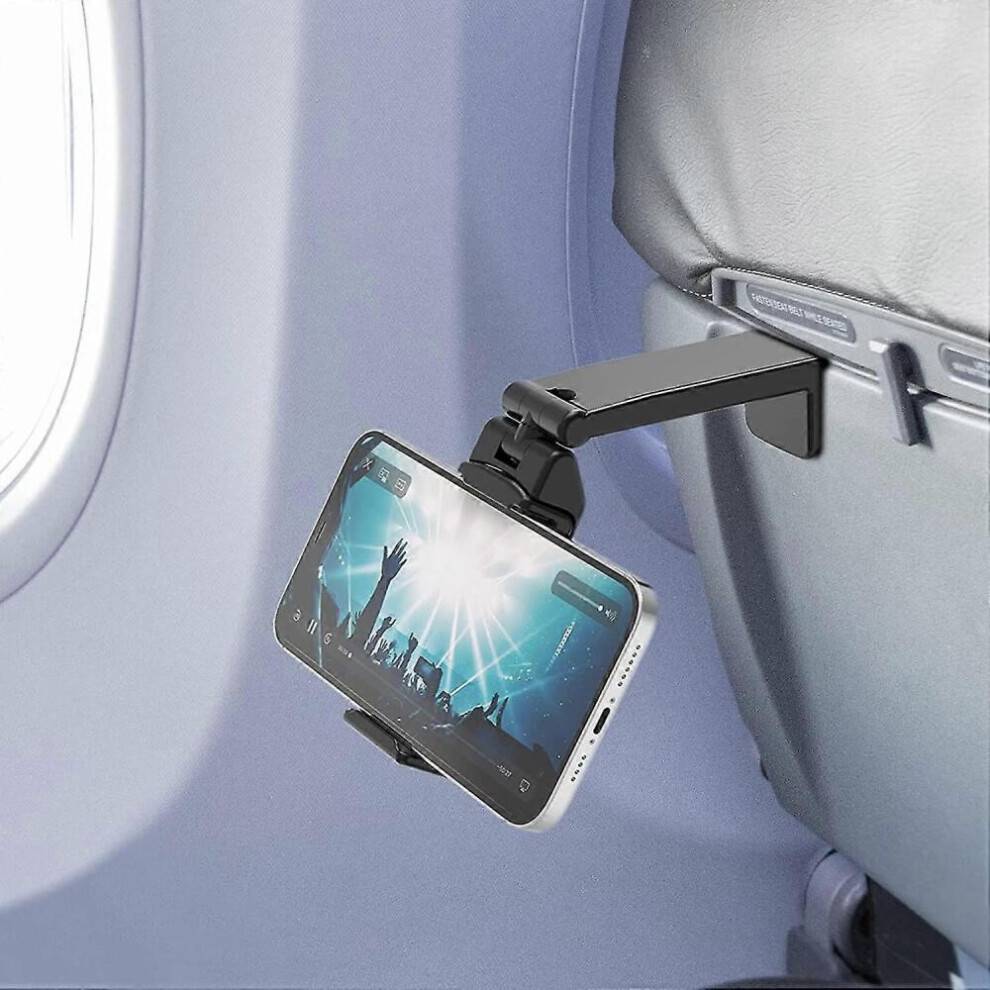 Flygplansresetillbehör Telefonhållare, Handsfree-telefonhållare för skrivbordsfack Universellt telefonfäste Resetillbehör