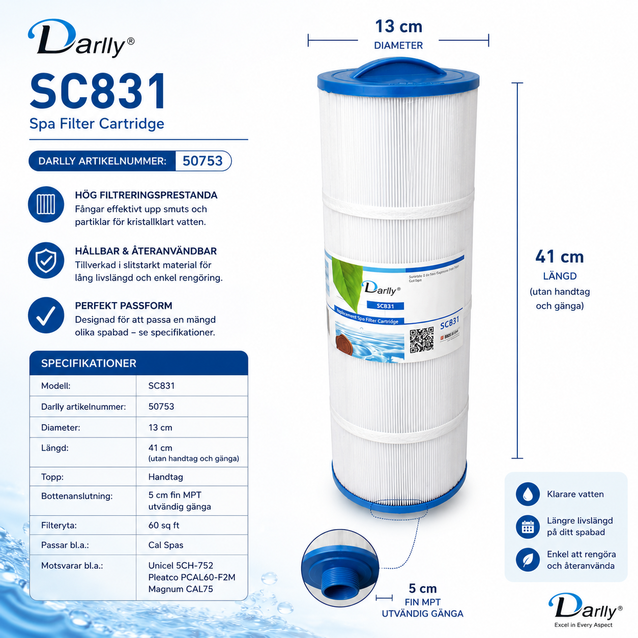 Spafilter 50753
