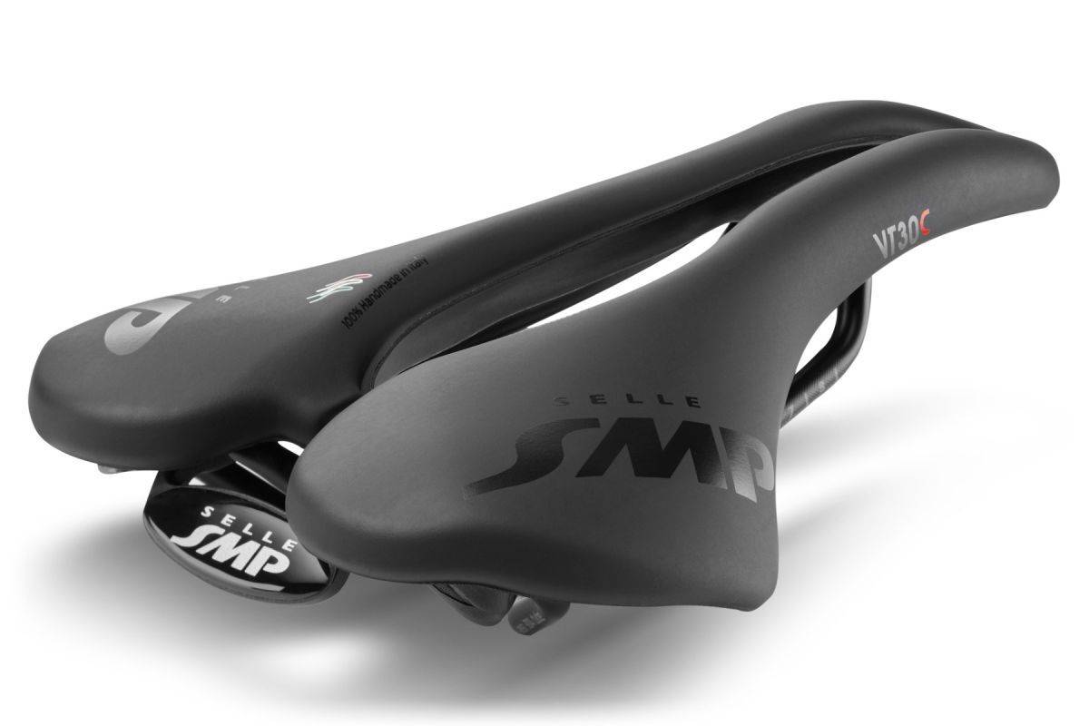 Selle SMP VT30C Sadel Svart/Vit, 255 x 155 mm, 290g (Vit)