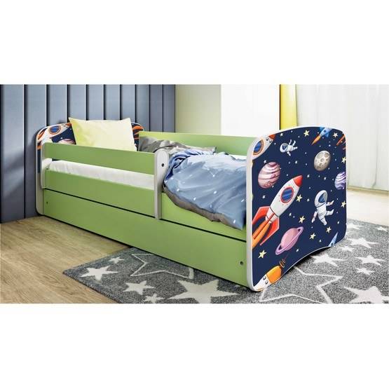 Kocot Kids Barnsäng - Babydreams Grön - Cosmos 180x80 Cm