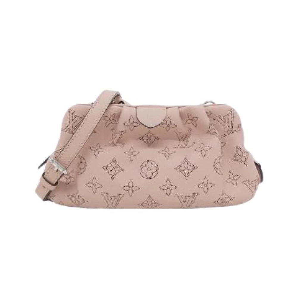 Louis Vuitton Vintage Pre-owned Mahina Scala Mini Calf Shoulder Bag - Vintage - Dame - Lyserød - ONE SIZE - Uld