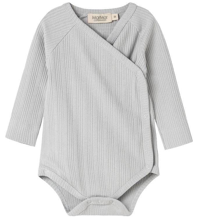 MarMar Omlottbody l/ä - Modal/Rib - Belito - Blue Haze - MarMar - 56 - Body L/Ä