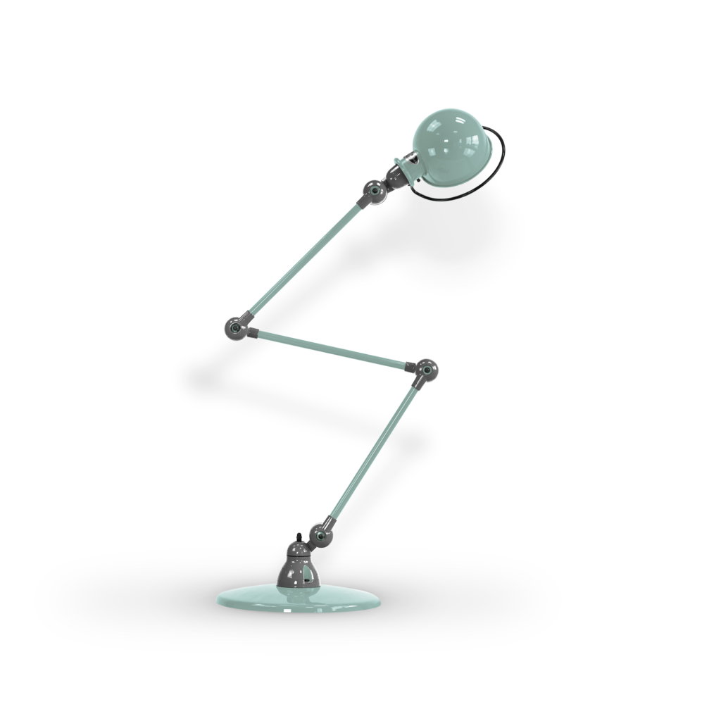 Loft D9403I gulvlampe fra Jieldé - Vespa green / Blank/poleret