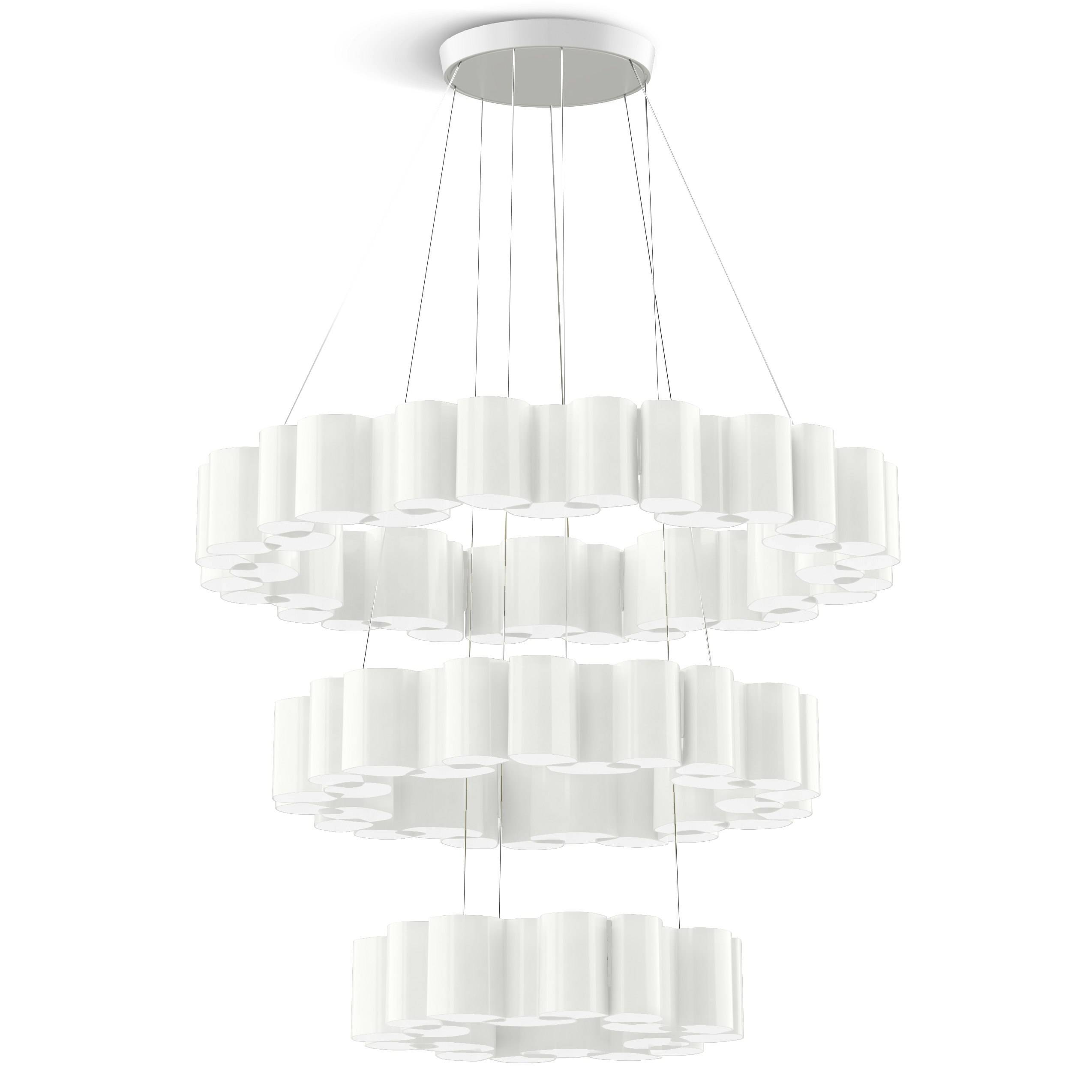 Stilnovo Honey Lysekrone 110 Cm - Lysekroner & Loftskroner Polykarbonat Opalhvid - 8691.