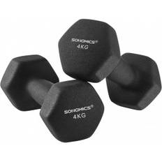 Hantlar set - 2 x 4 kg - Svart