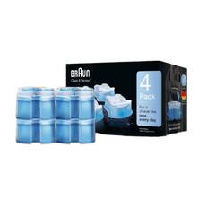 Braun Clean & Renew Refill Cartridges CCR4 Cleaning fluid for Braun shaver accessories, 4 boxes