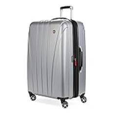 Swiss Gear 7585 Hardside Spinner Bagage, SILVER, L, Traditionell