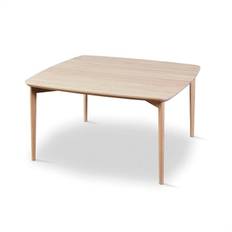 Skovby SM242 / SM265 sofabord - 99 x 99 cm - Bordplade: Massiv hvidolieret eg