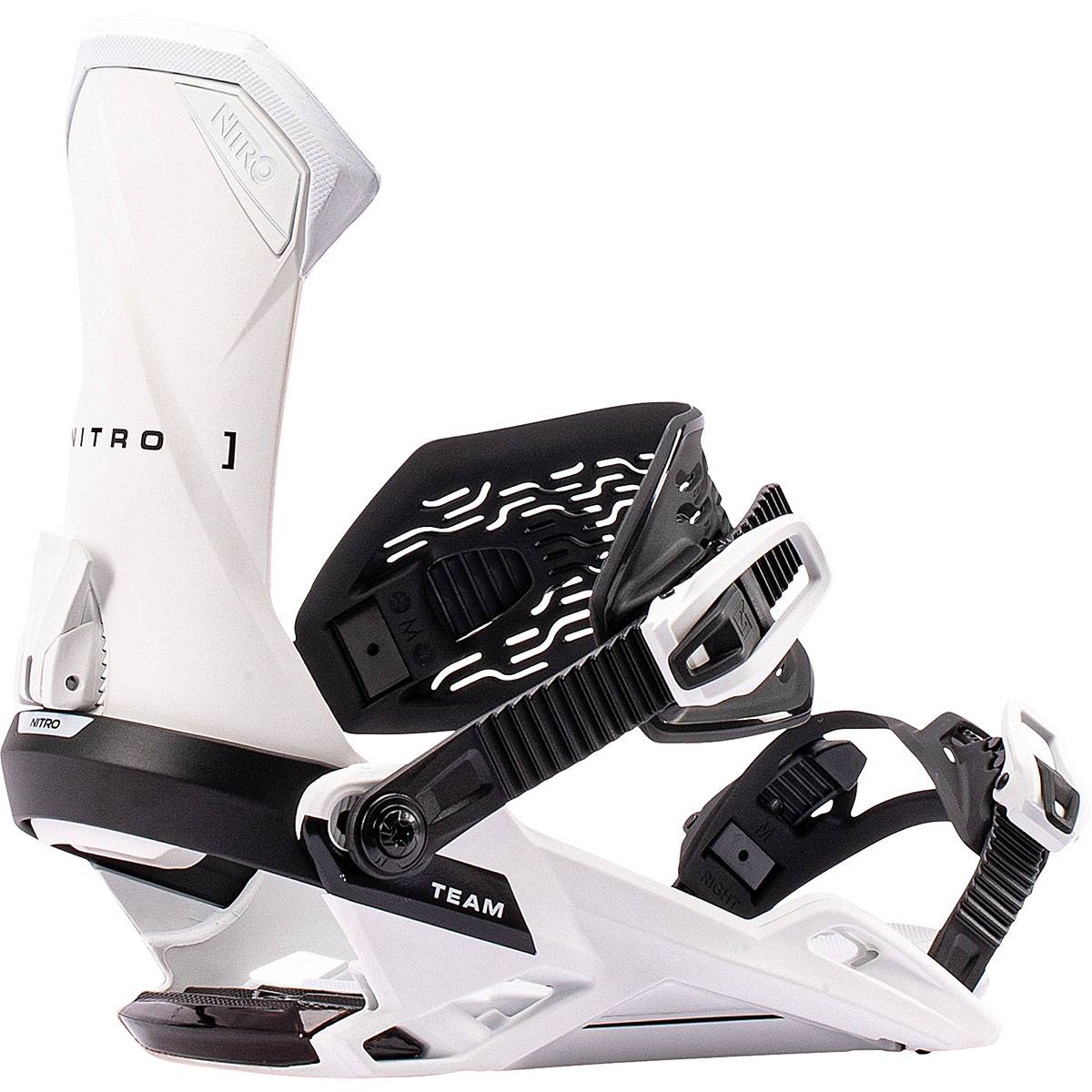 Nitro Snowboard Binding - Team White
