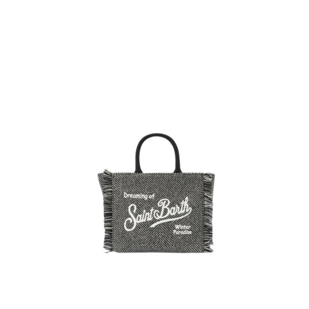 Saint Barth Tote Bag - Tasker - Dame - Sort - ONE SIZE - Uld