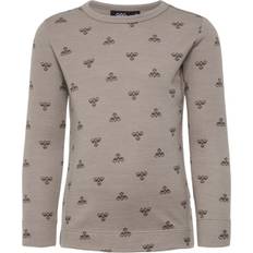 Hummel - hmlVILMO - uld langærmet T-shirt, fungi - 128