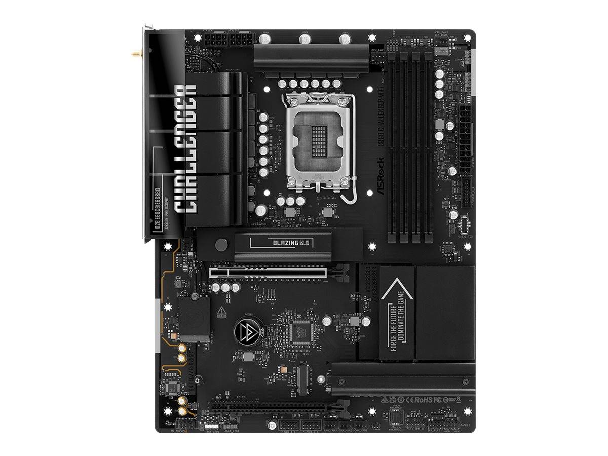 ASRock B860 Challenger WiFi ATX LGA1851 sokkel Intel B860 --> I externt lager, forväntat leveransdatum hos dig 22-03-2026
