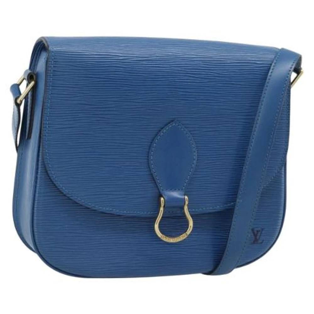Louis Vuitton Vintage Pre-owned Vintage Epi Skuldertaske - Vintage - Dame - Blå - ONE SIZE - Uld