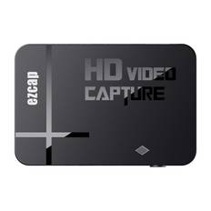 ezcap288P HD Video Capture Card Audio Video Converter AV Input Mic Input HD Out Audio Out Plug and svart