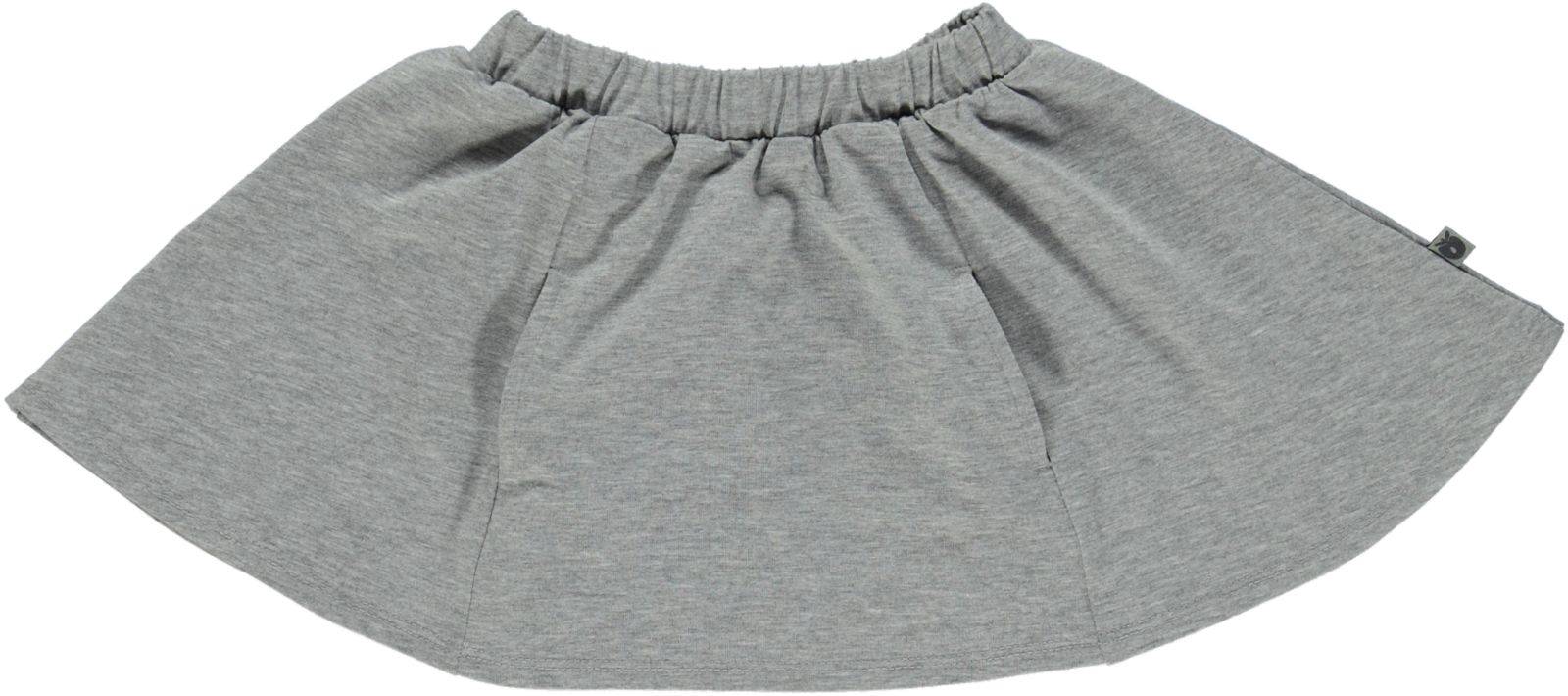 Basis nederdel, økologisk bomuld - Grey / 1-2