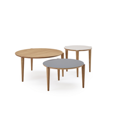 Naver Collection AK550 Orbit sofaborde - Valnød / 51 cm