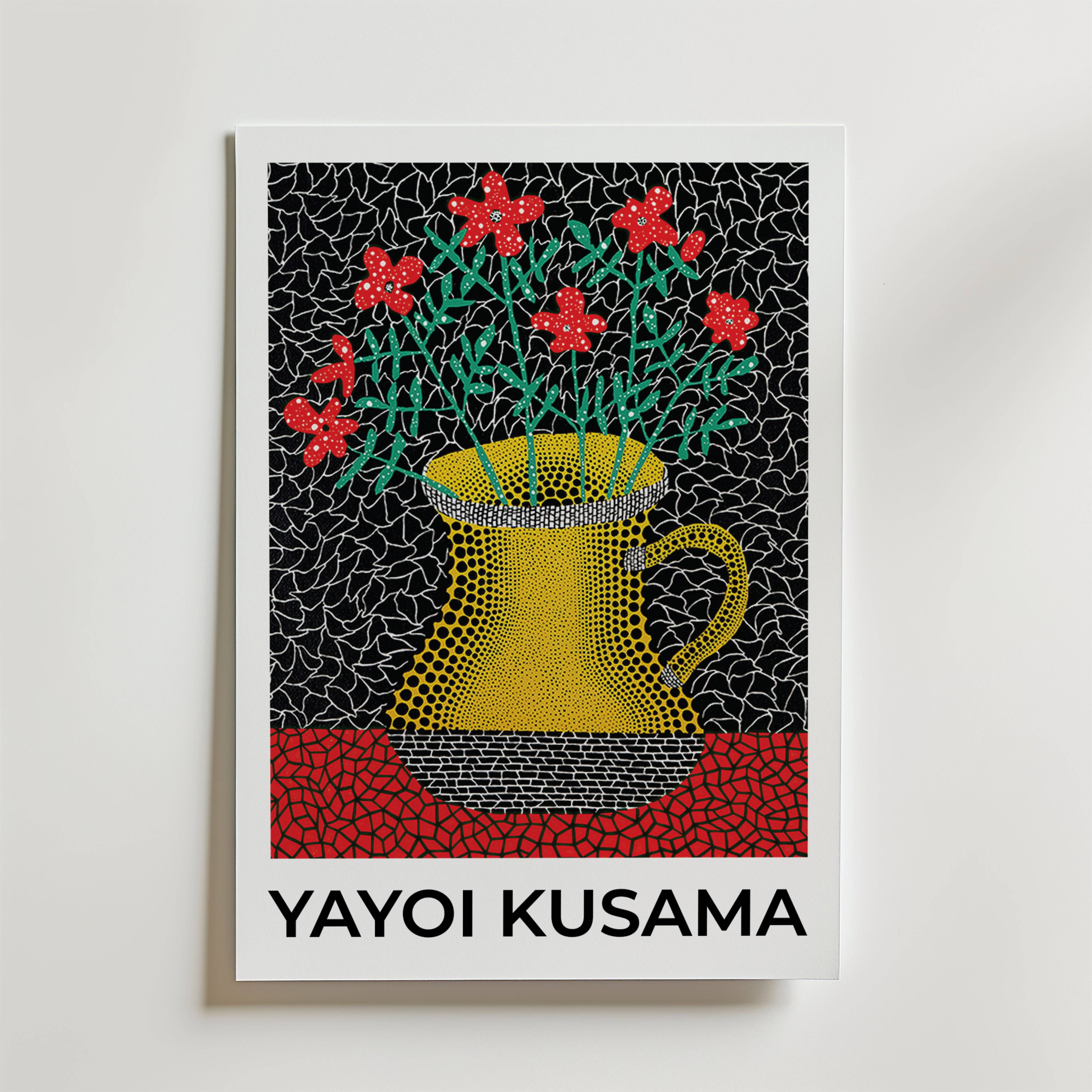 Yayoi Kusama Petal Rhythm Poster - Premium Canvas 30x40 cm