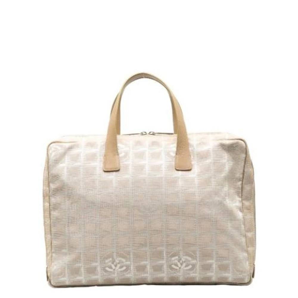 Chanel Vintage Pre-owned Canvas chanel-tasker - Vintage - Dame - Beige - ONE SIZE - Tyl