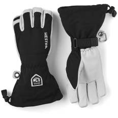 Hestra Army Leather Heli Ski 5-finger Skihandsker Dame / Herre, Black / 13