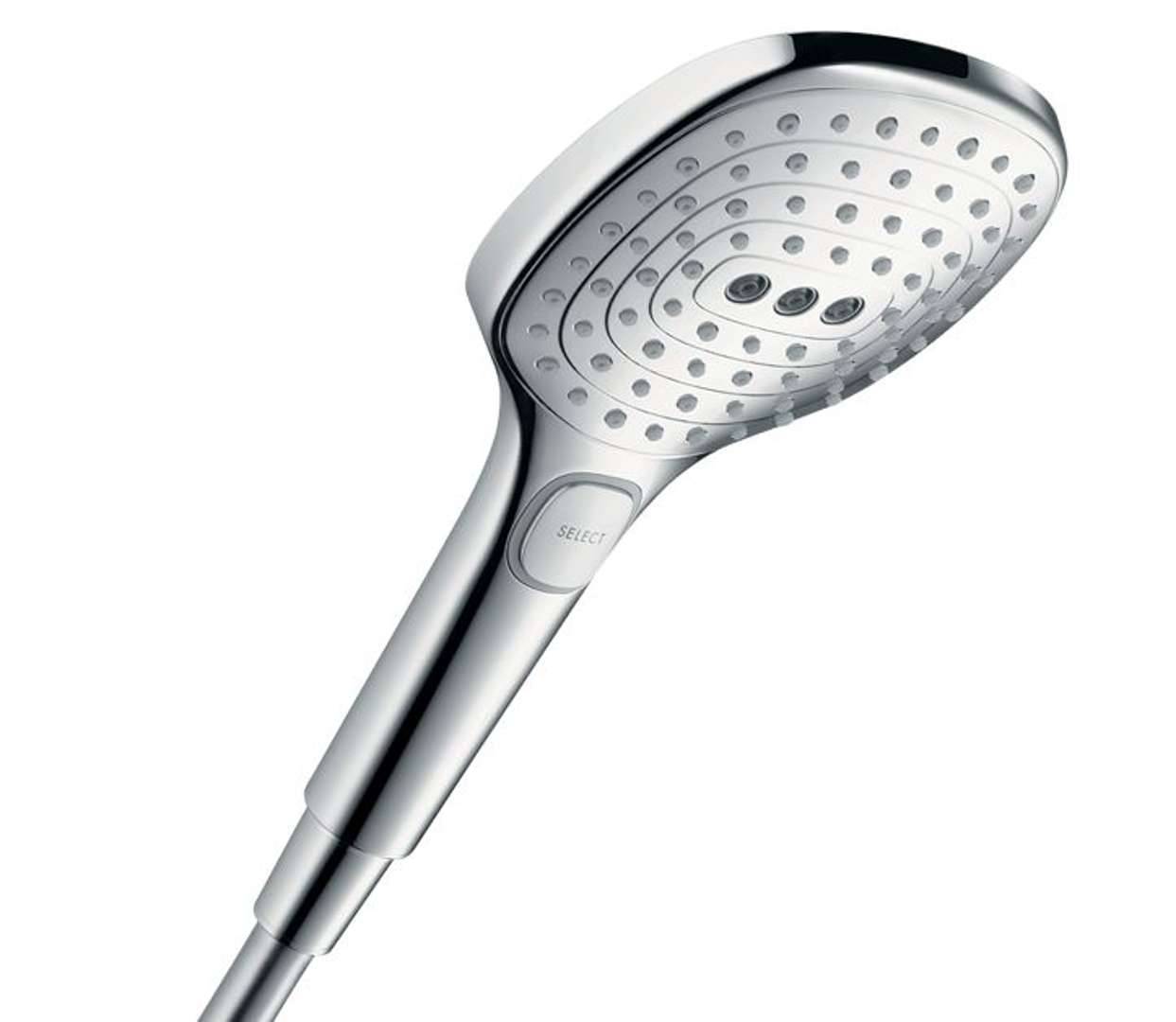 Hansgrohe Raindance Select E - Duschhuvud, 3 strålar, EcoSmart+, krom 28729000