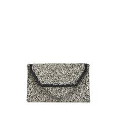 Stella McCartney, Väska, Dam, ONE Size, Bomull, Falabella Mini Crossbody Väska - gray (ONE SIZE)