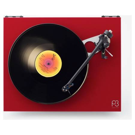 Rega Planar 3 med ND3-pickup, pianoröd