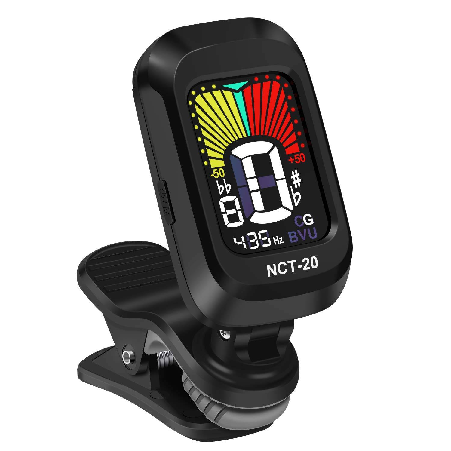 YOTTO Clip-On Tuner Guitar Bass Ukulele Color