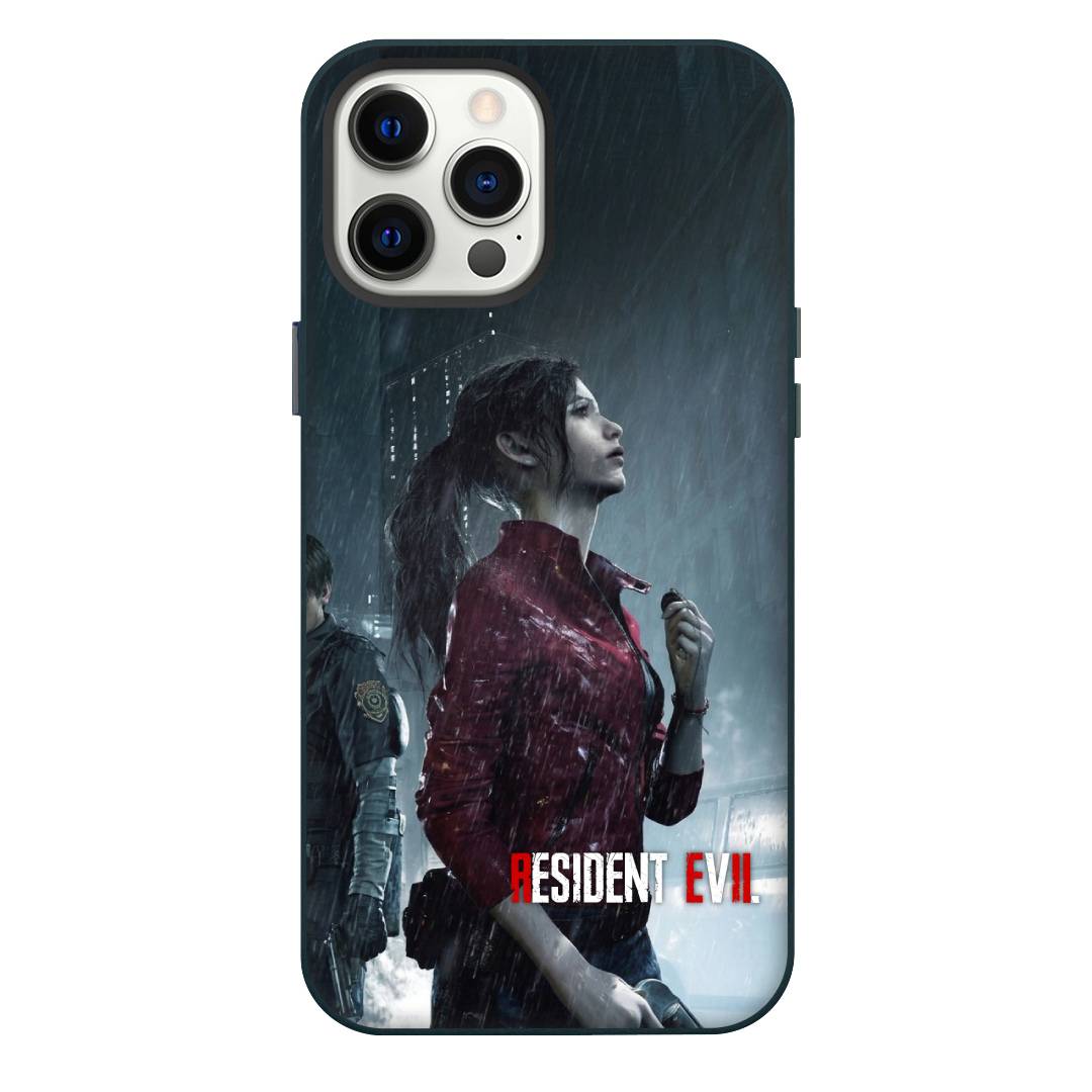 Resident Evil Claire Redfield Phone Case For iPhone Samsung Galaxy Pixel OnePlus Vivo Xiaomi Asus Sony Motorola Nokia - Claire Redfield Raining Side Portrait Poster.