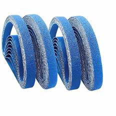 Zirkoniumkorund slipband, 13 x 457 mm, 20 stycken korn 40 för Black & Decker Powerfil slippapper slipband sats FEIHU
