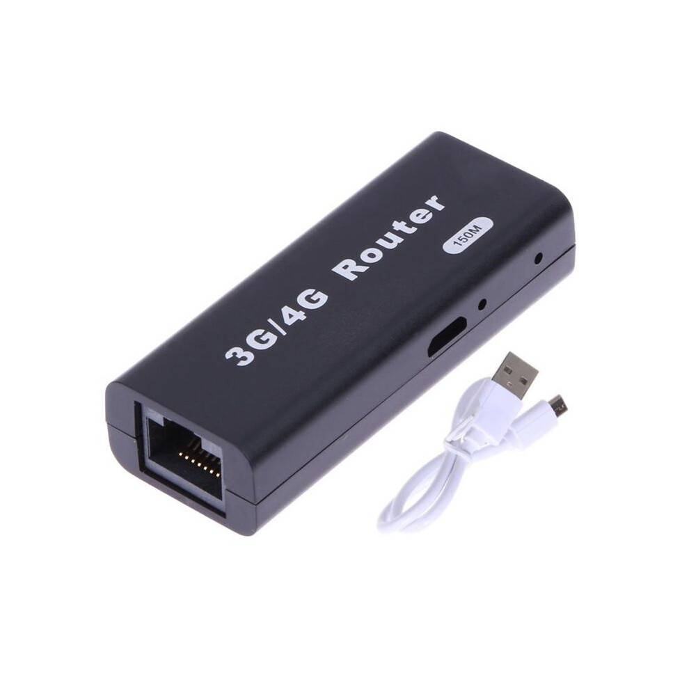 Portable 3G/4G WiFi Wlan Hotspot WiFi Hotspot 150Mbps RJ45 USB Wireless Router with USB Cable