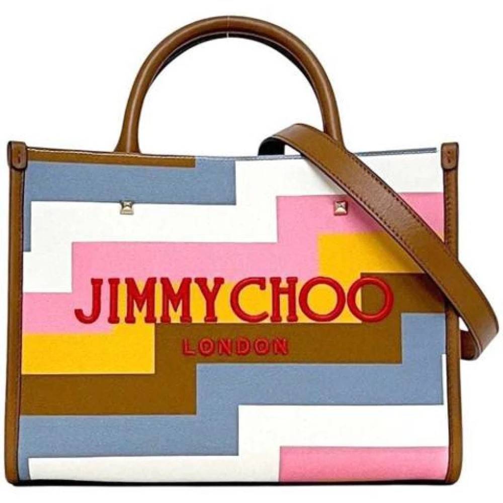 Jimmy Choo Pre-owned - Pre-owned Canvas Tote Bag Vintage - Dam - ONE Size -