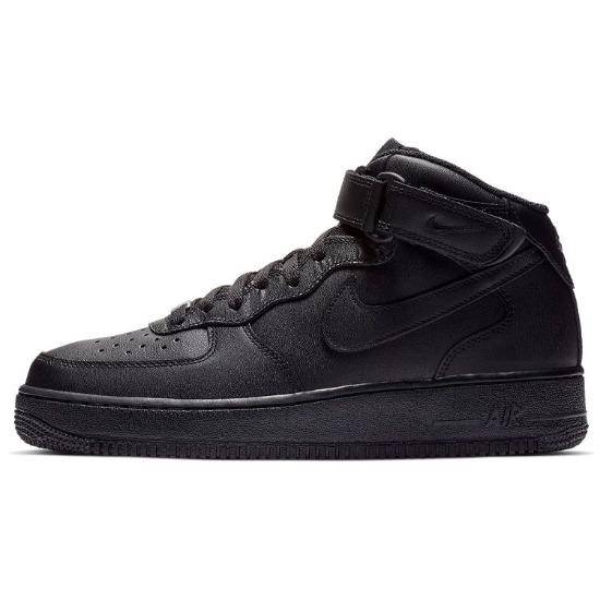 Nike Air Force 1 Mid 07 Triple Black Unisex Sneakers CW2289-001 40.5