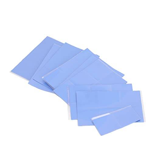 TIKATARER Termisk Dyna CPU, 50st Thermal Pad Thermacell Refill Pads CPU Thermal Pad Silicone 30x30x0.5mm Isolering Kylskylare för Bärbar Datorkylfläns, CPU, GPU, SSD