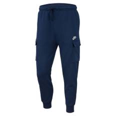 Nike Sportswear Club Fleece Mens Cargo Pants - Navy/Hvid