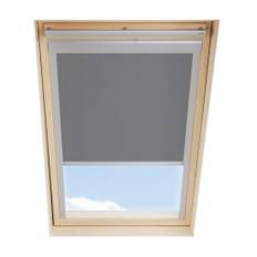 Dachfenster Verdunkelungsrollo kompatibel mit VELUX, Grau, für GGL U08, GGL 808, GGL 8, GGU U08, GHL 808, GHL 8, GPL U08, GPL 808, GPU U08